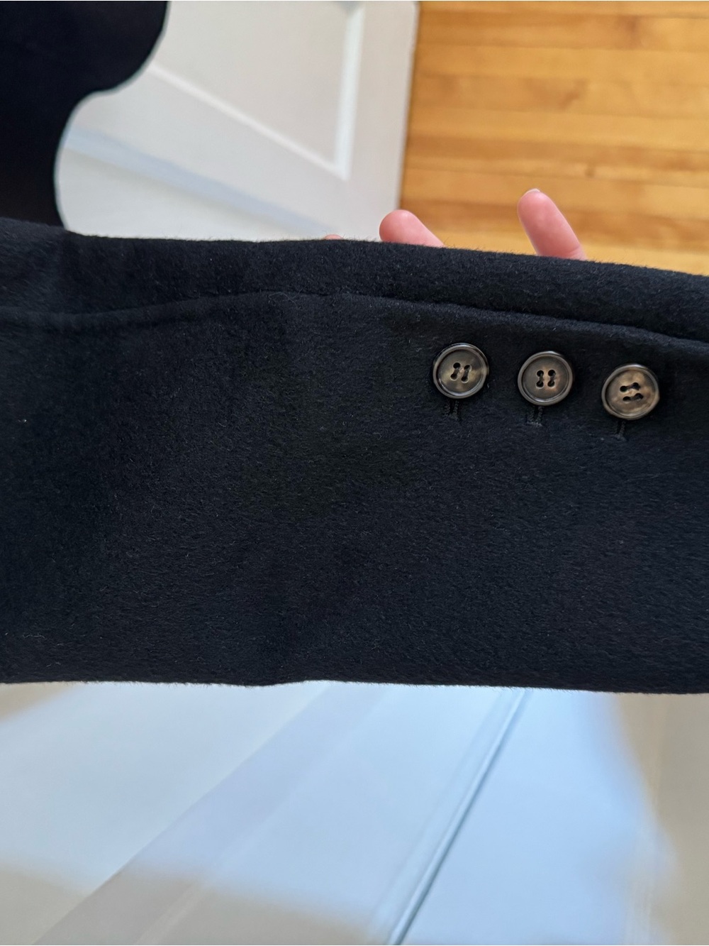 Prada Women’s Black Double-Breasted Wool Jacket for spring or summer - Picture 6 of 6